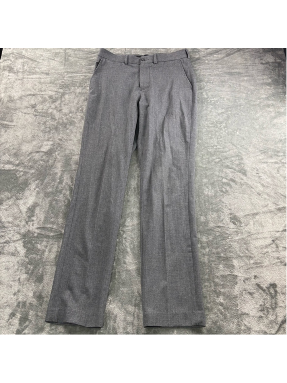 Robert Graham Dress Pants Men’s 30 x 32 Straight Leg Neutral Corp Business Gray